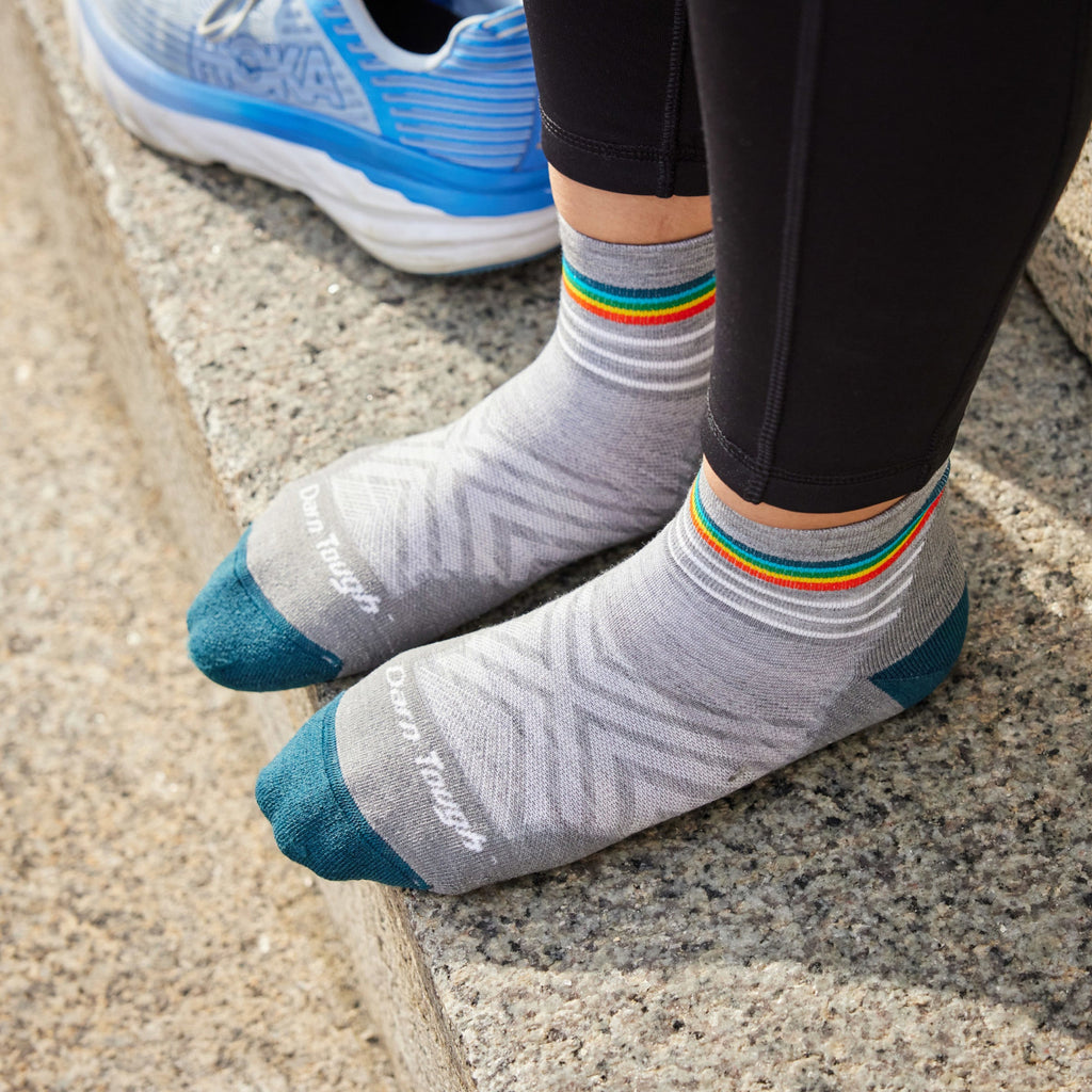 Women's Run Quarter Cushioned Ultra-Lightweight Running Socks