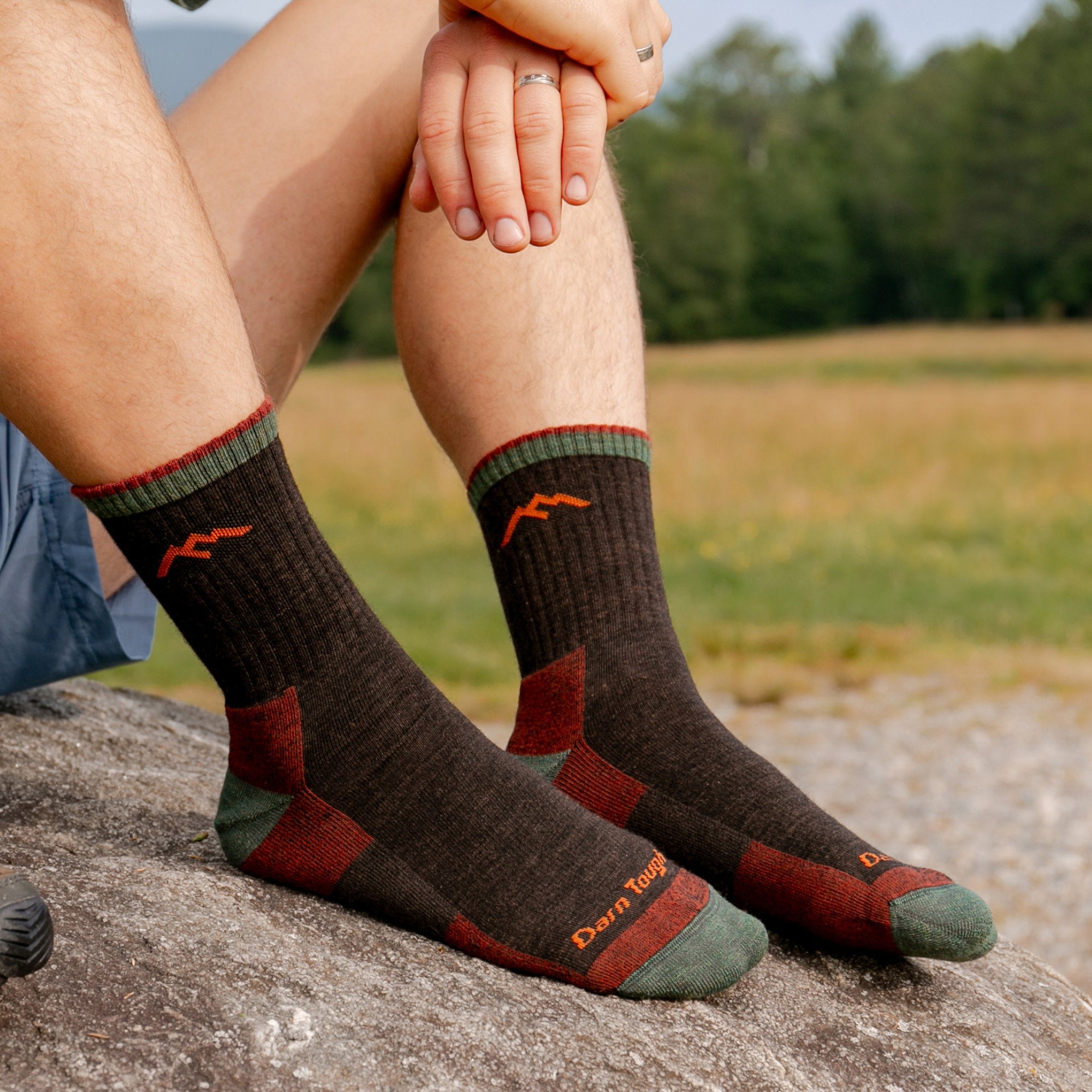 Men's Hiker Micro Crew Midweight Hiking Socks