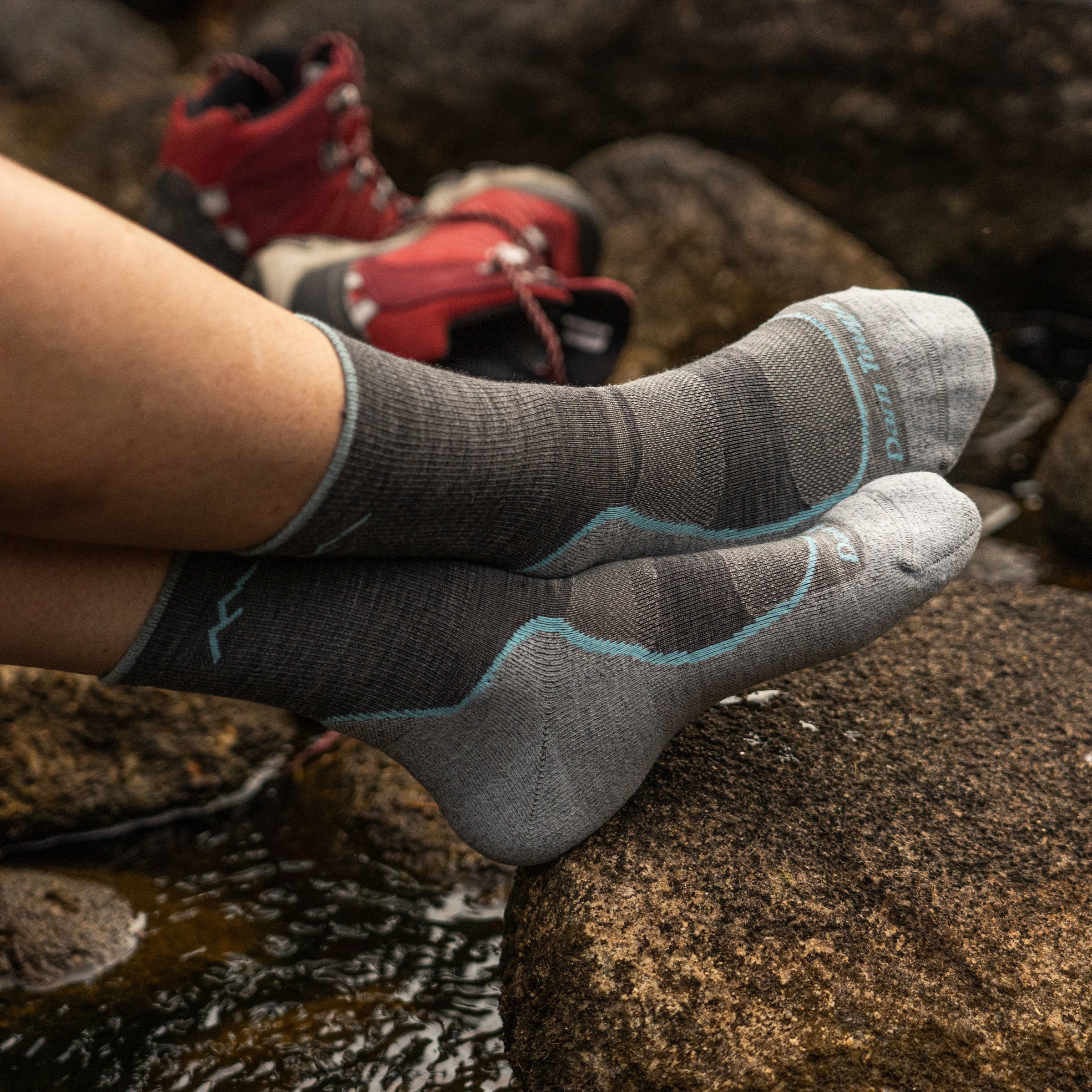 Women's Light Hiker Micro Crew Lightweight Hiking Socks