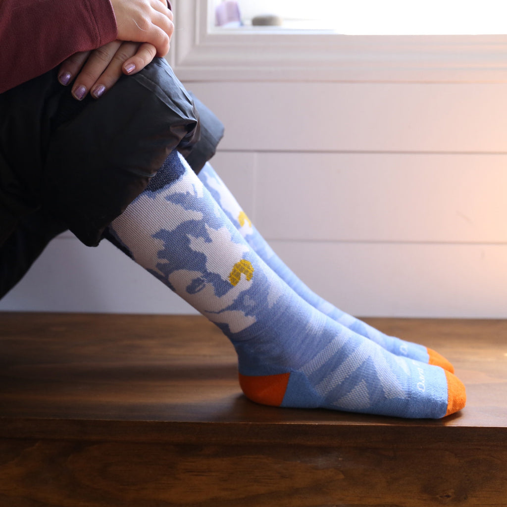 Kids Little Yeti Over-the-Calf Midweight Ski & Snowboard Socks