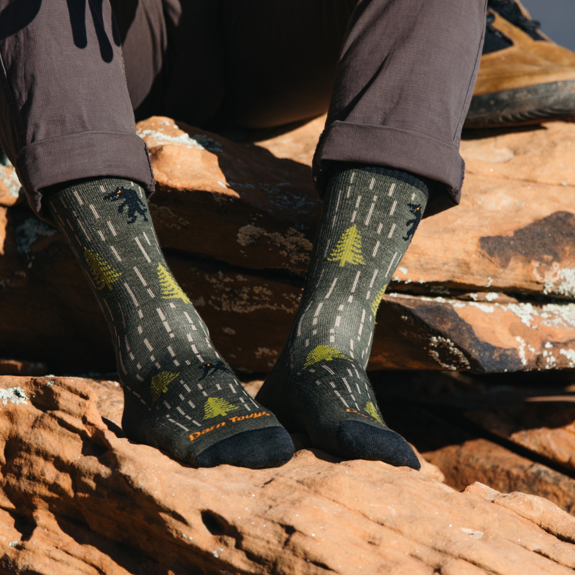 Men's Yarn Goblin Micro Crew  Lightweight Hiking Sock-Last Chance