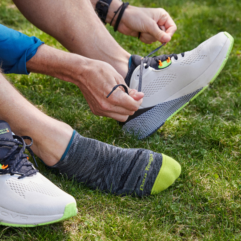 Men's Run No Show Tab Cushioned Ultra-Lightweight Running Socks