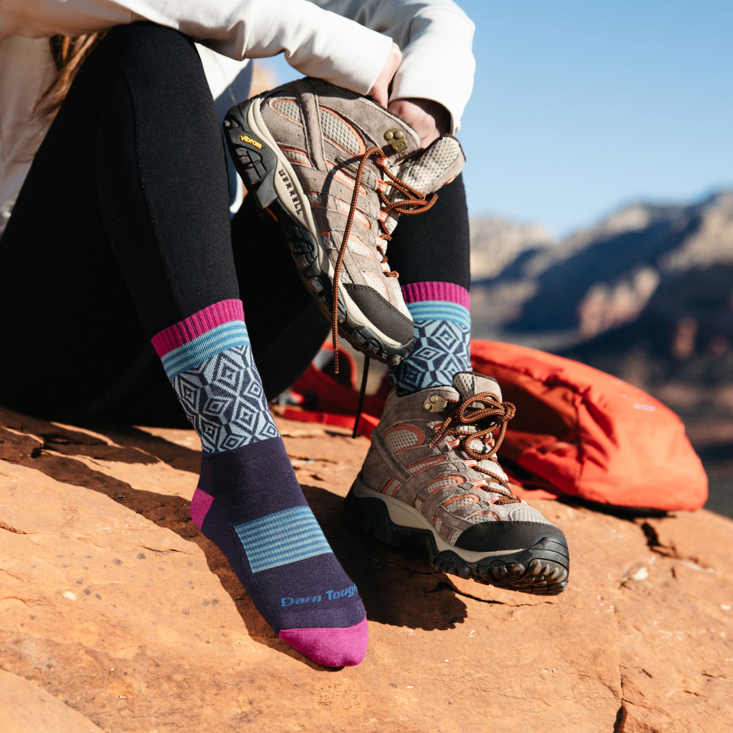Women's Sobo Micro Crew Lightweight Hiking Socks- Last Chance