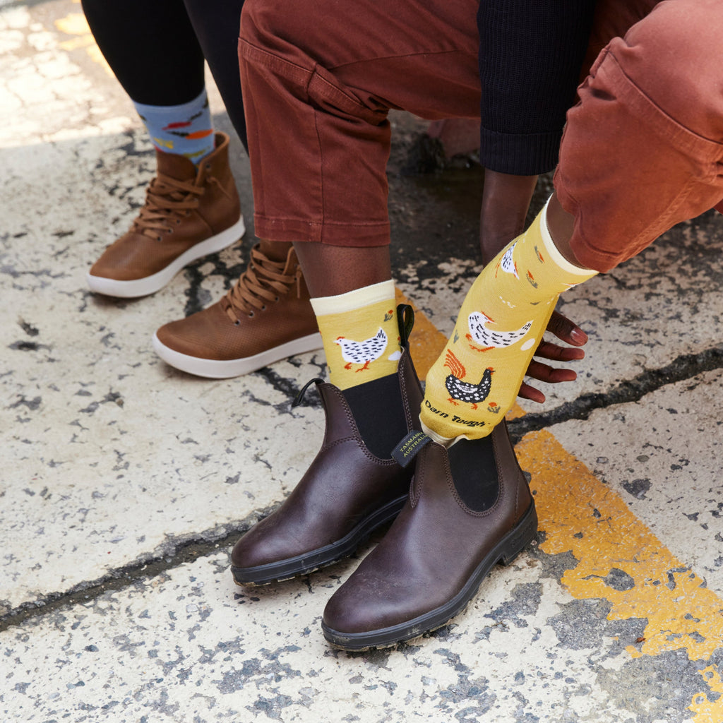 Women's Mother Clucker Crew Lightweight Lifestyle Socks