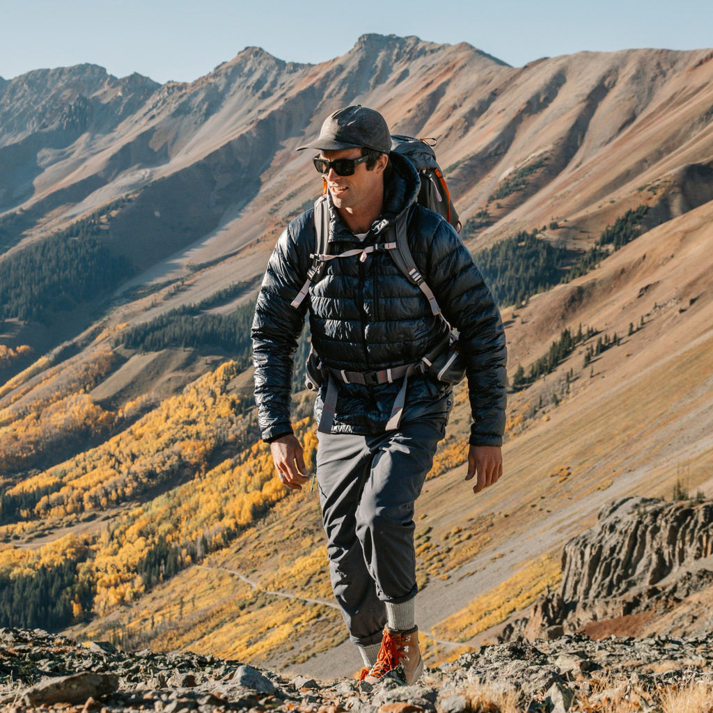 Men's Mountaineering Micro Crew Heavyweight Hiking Socks