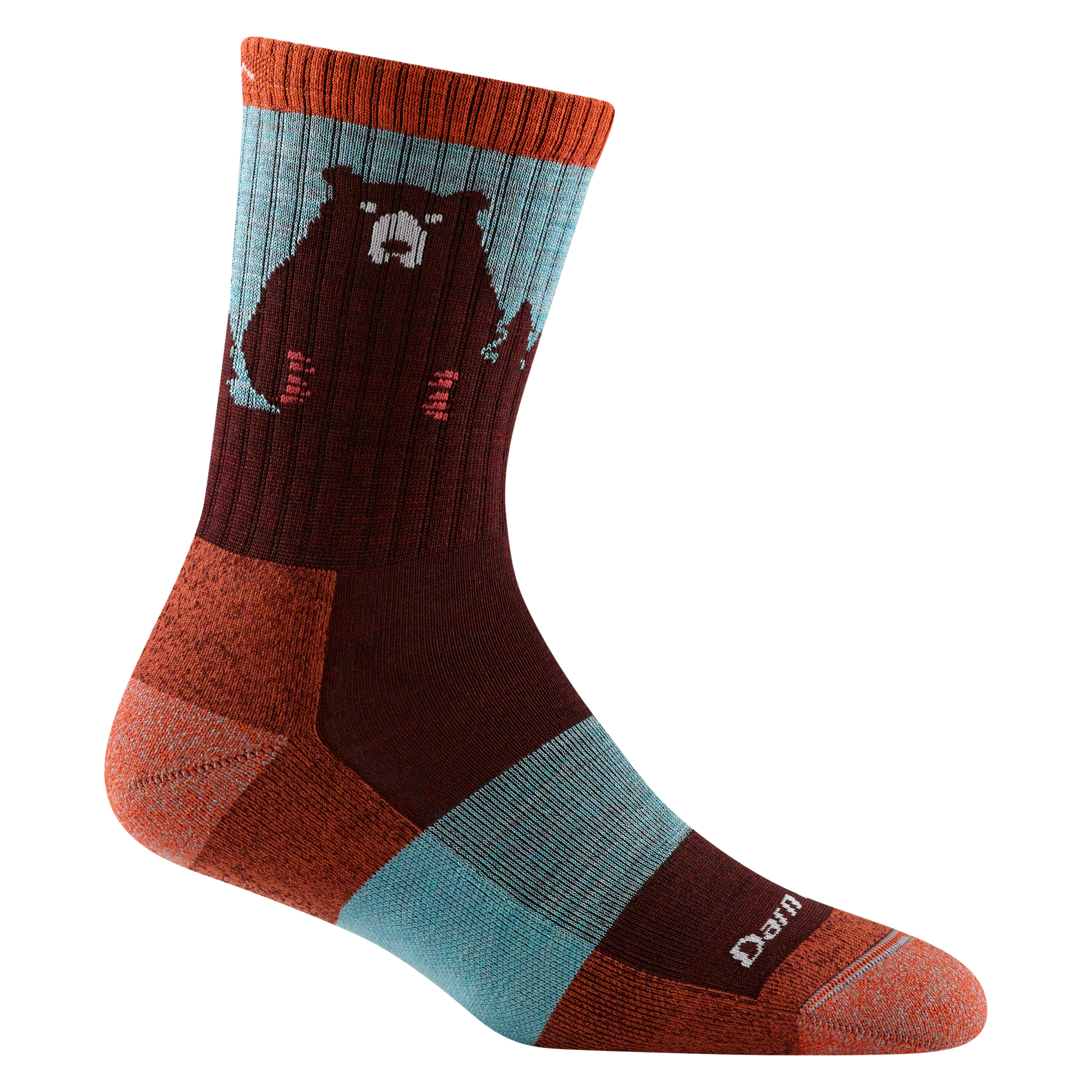 Women's Bear Town Micro Crew Lightweight Hiking Socks