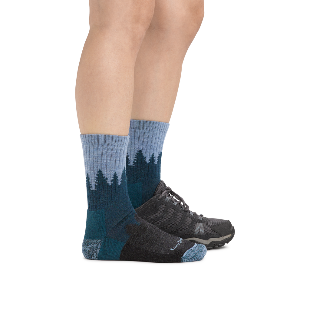Women's Treeline Micro Crew Midweight Hiking Socks