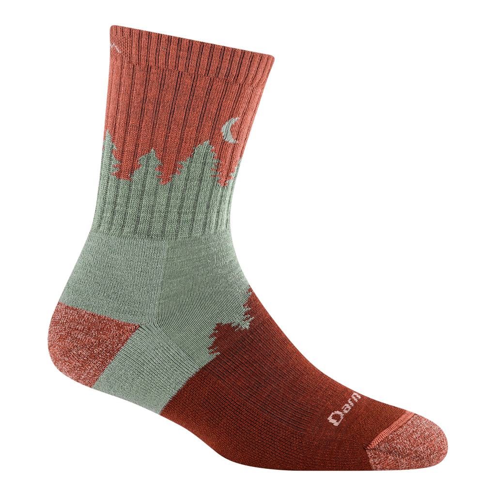 Women's Treeline Micro Crew Midweight Hiking Socks