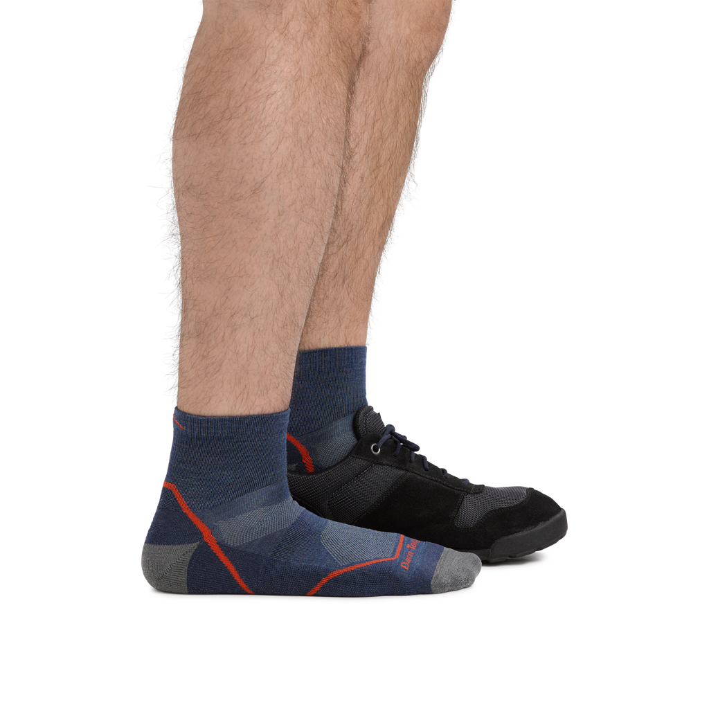 Men's Light Hiker Quarter Lightweight Hiking Socks