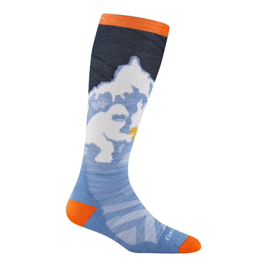 Kids Little Yeti Over-the-Calf Midweight Ski & Snowboard Socks
