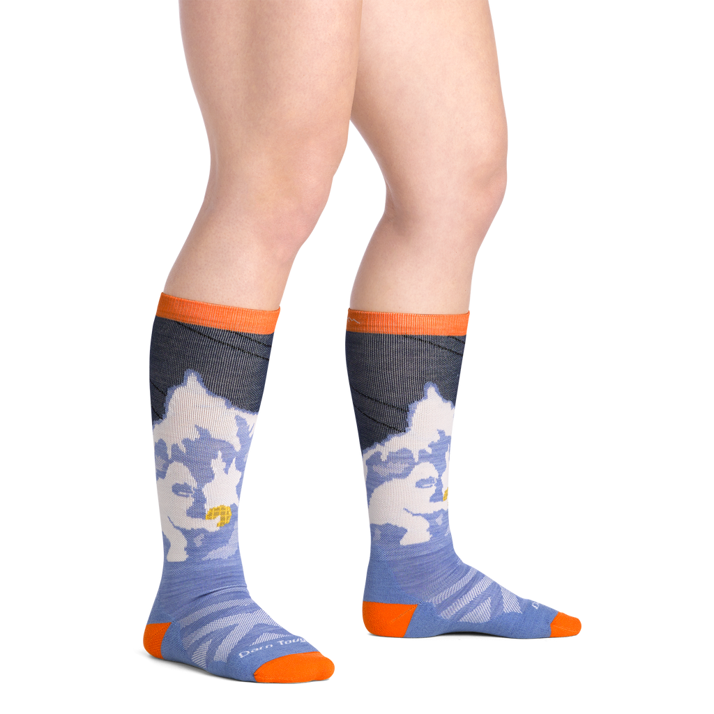 Kids Little Yeti Over-the-Calf Midweight Ski & Snowboard Socks