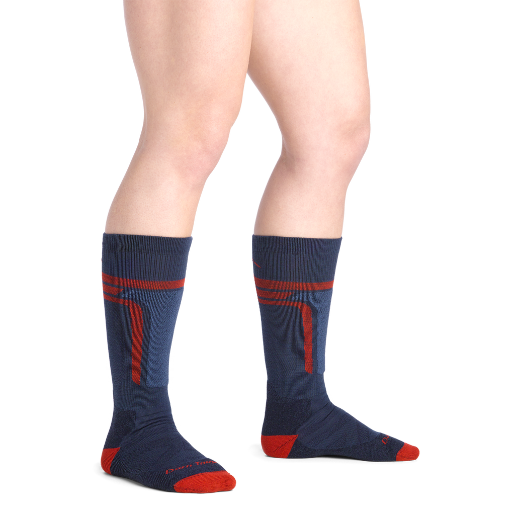 Kids T-Bar Over-the-Calf Midweight Ski & Snowboard Socks