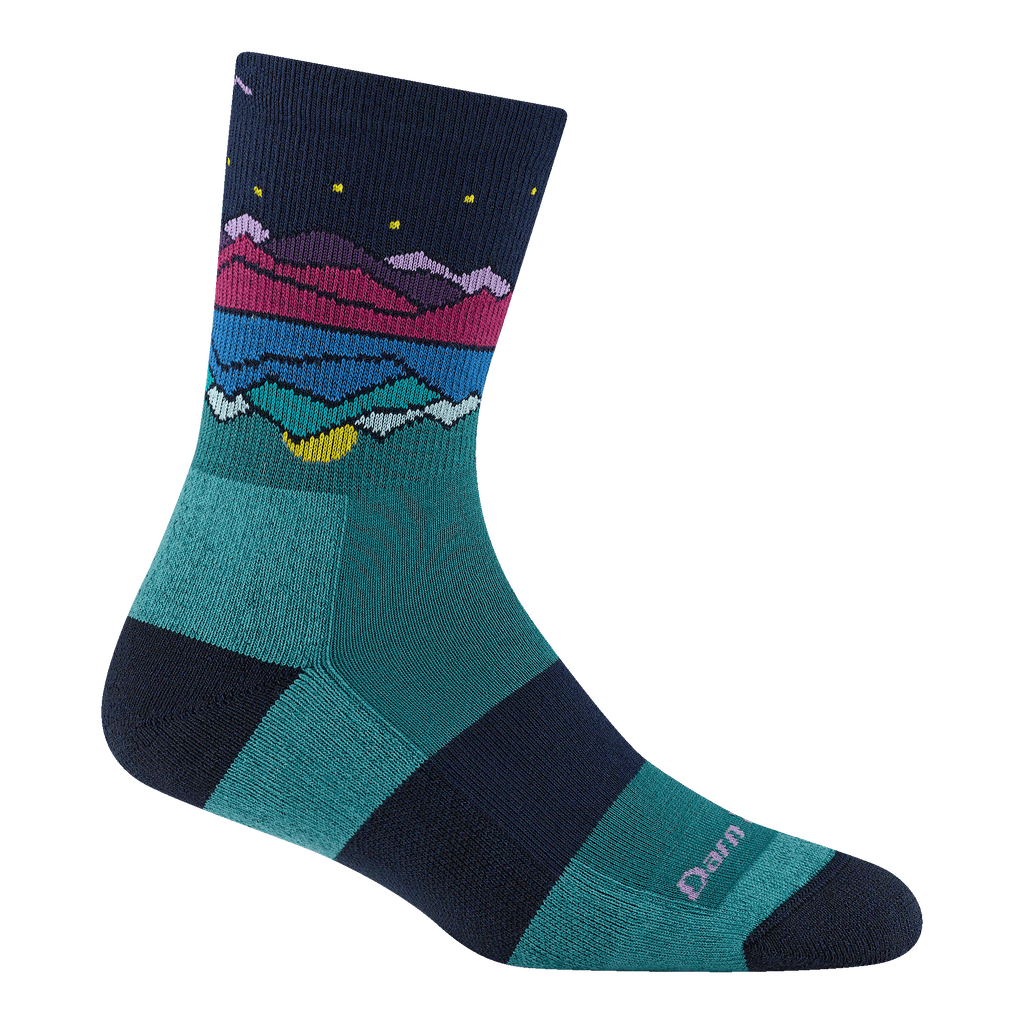 Women's Mirror Lake Micro Crew Midweight Hiking Socks