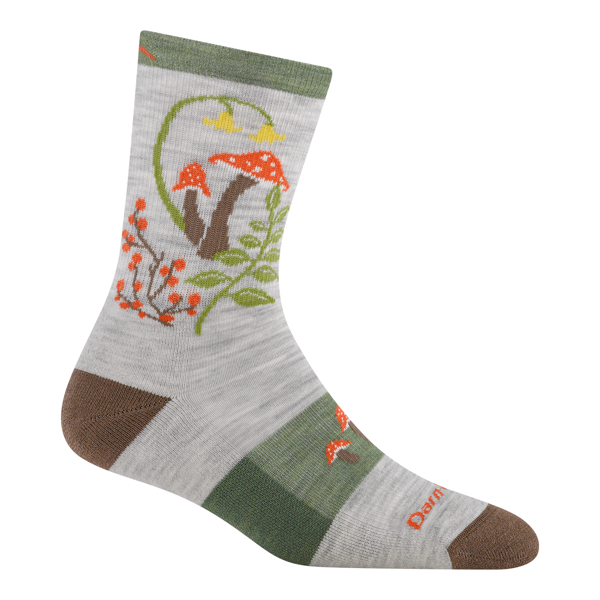 Women's Mellow Mushrooms Micro Crew Lightweight Hiking Socks