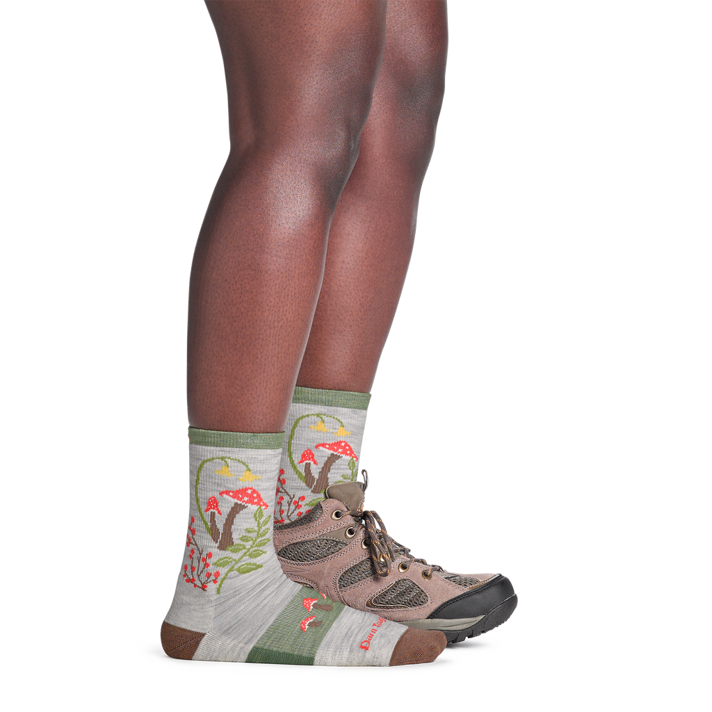 Women's Mellow Mushrooms Micro Crew Lightweight Hiking Socks