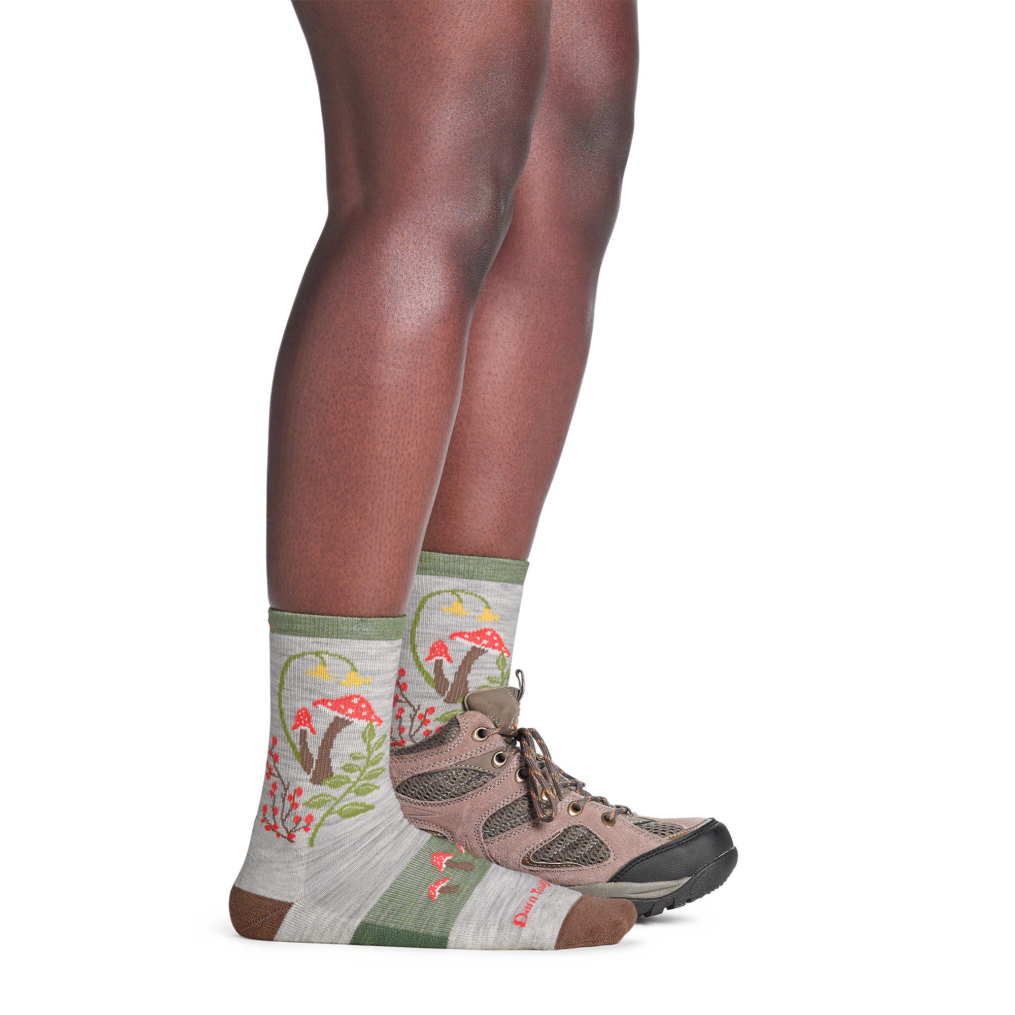 Women's Mellow Mushrooms Micro Crew Lightweight Hiking Socks