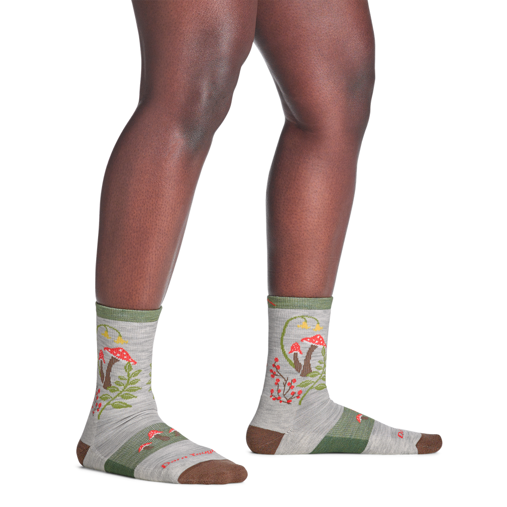 Women's Mellow Mushrooms Micro Crew Lightweight Hiking Socks