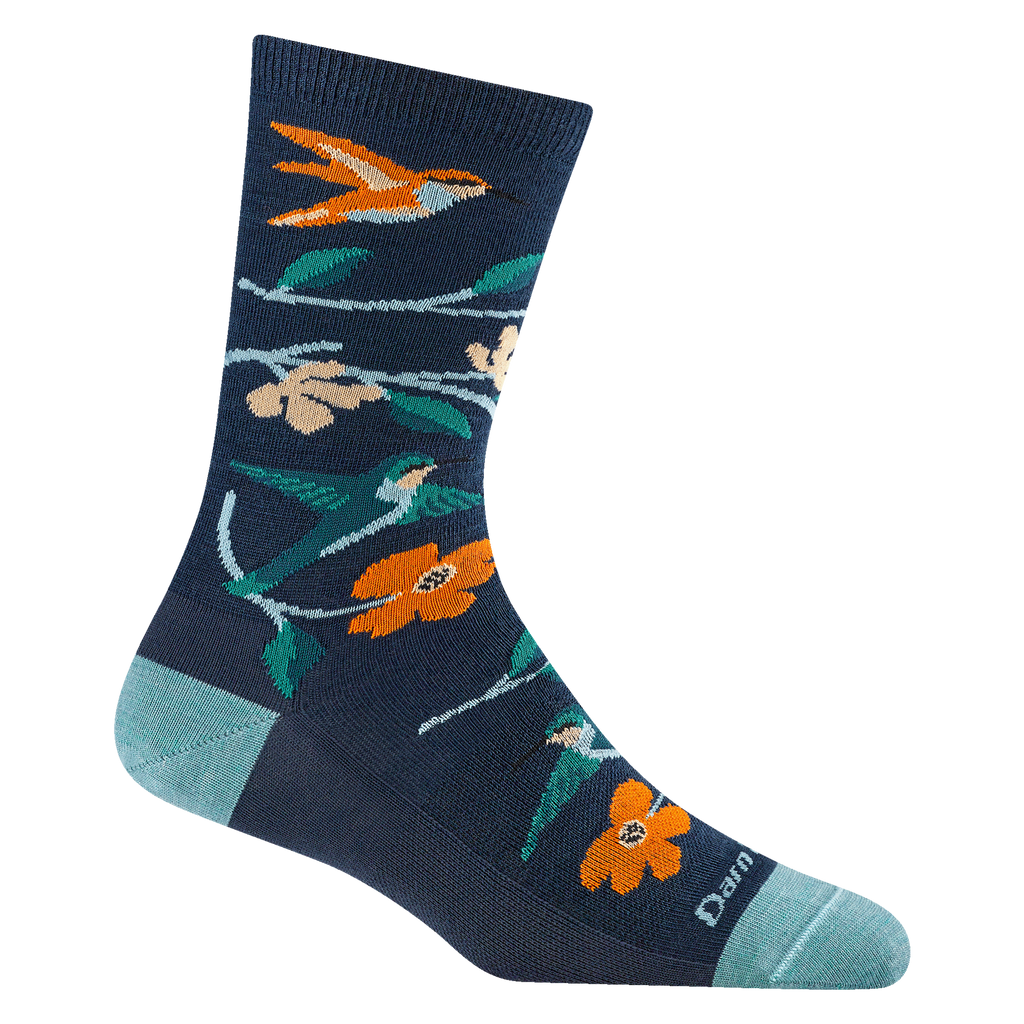 Women's Birds Of A Feather Crew Lightweight Lifestyle Socks