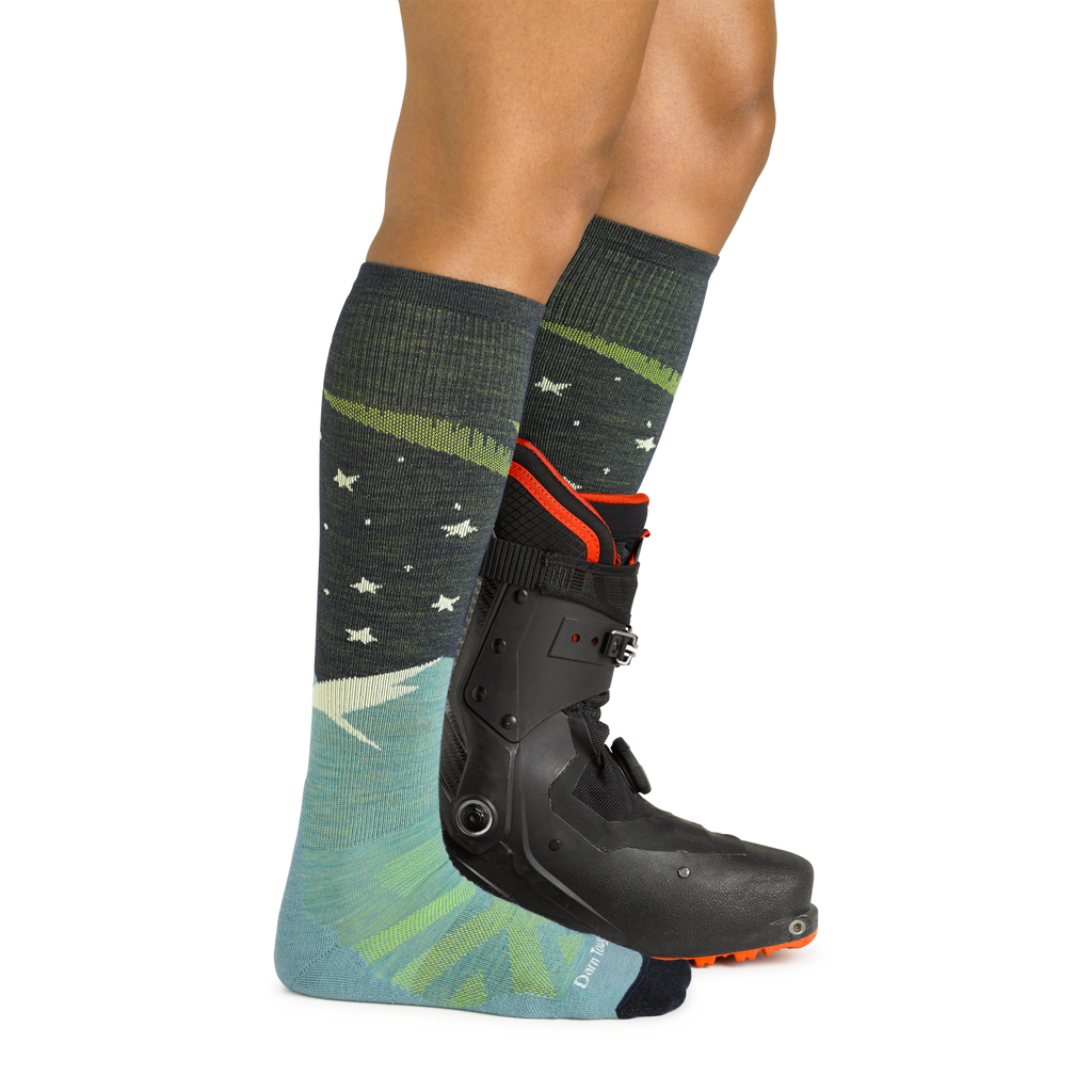 Women's Aurora Over-the-Calf Lightweight Ski & Snowboard Socks