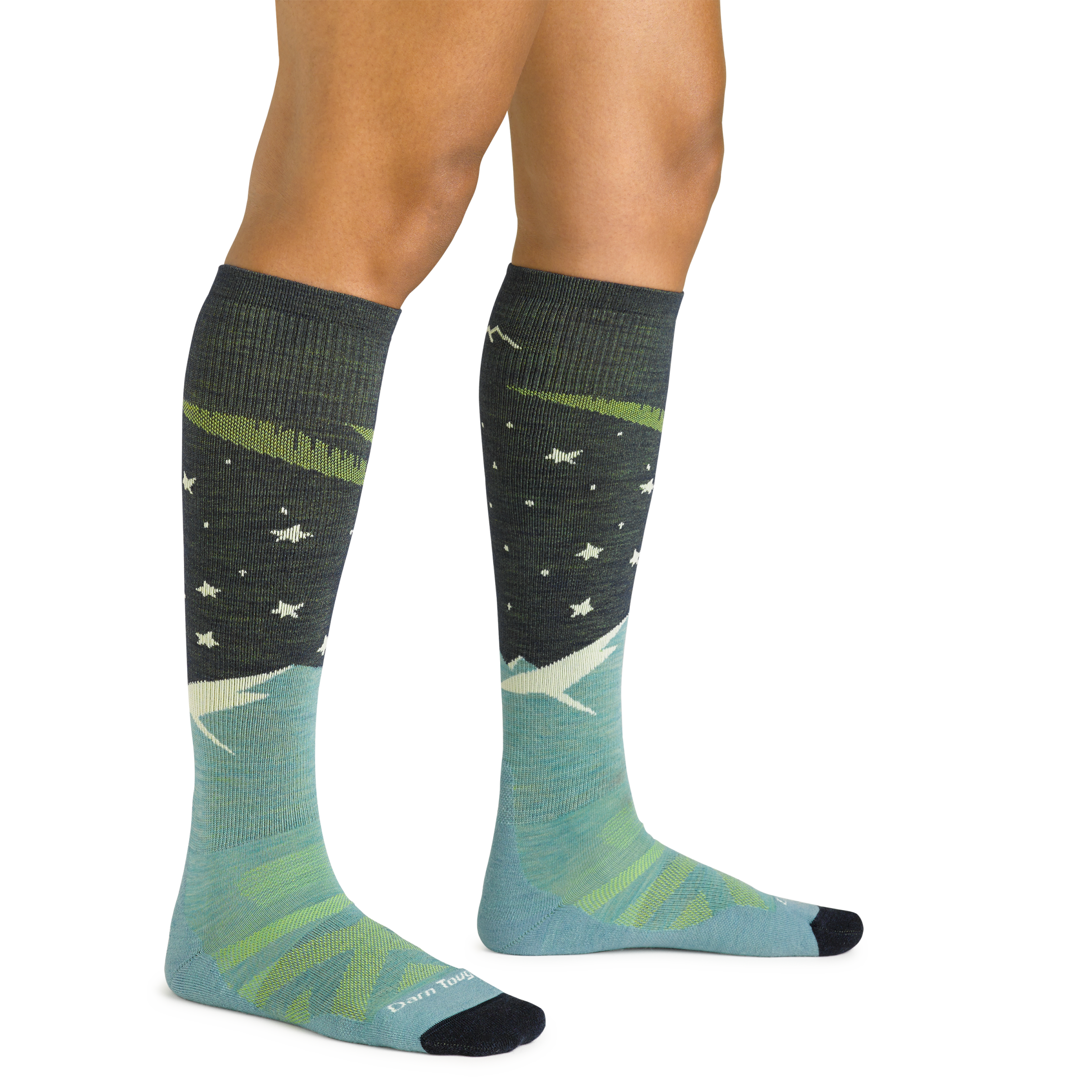 Women's Aurora Over-the-Calf Lightweight Ski & Snowboard Socks