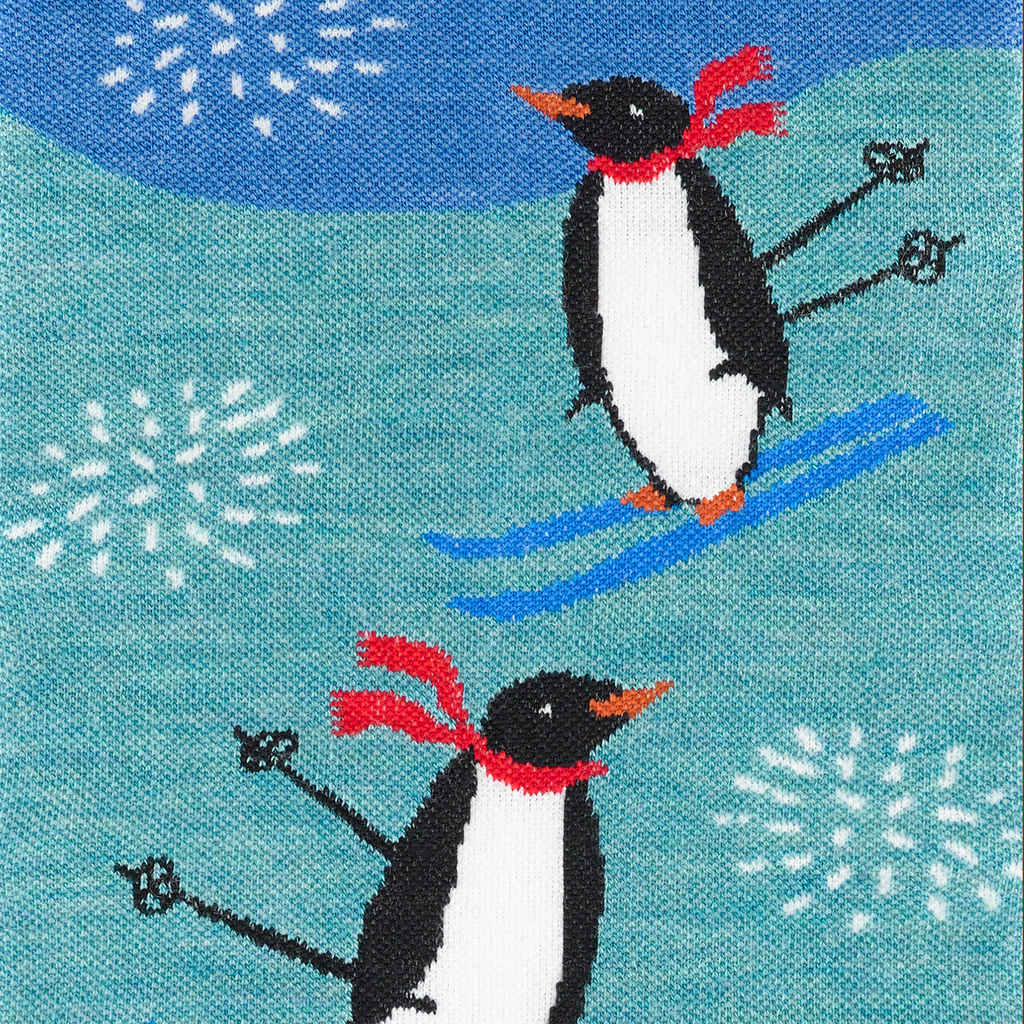 Women's Penguin Peak Over-The-Calf  Midweight Ski & Snowboard Sock-Last Chance