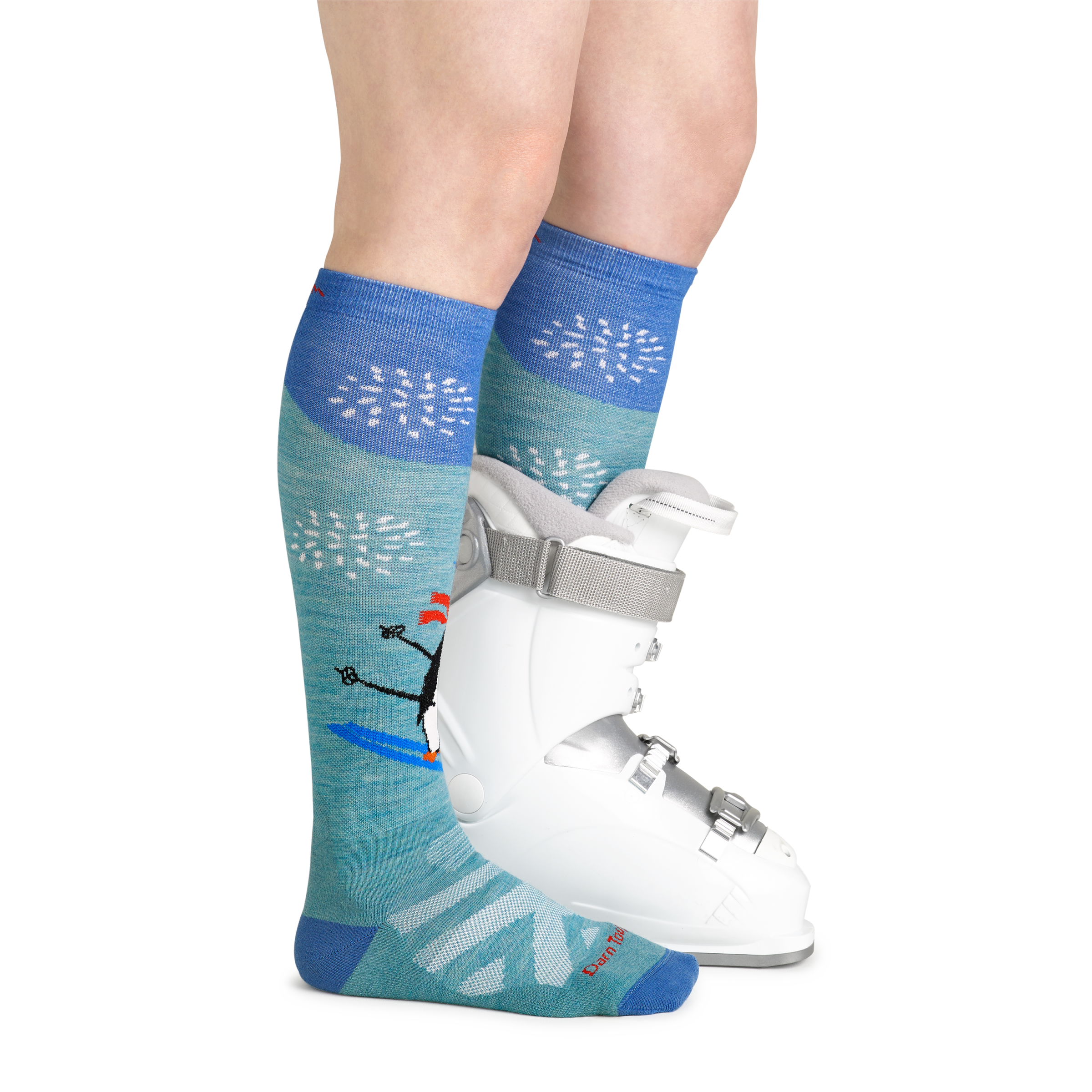 Women's Penguin Peak Over-The-Calf  Midweight Ski & Snowboard Sock-Last Chance